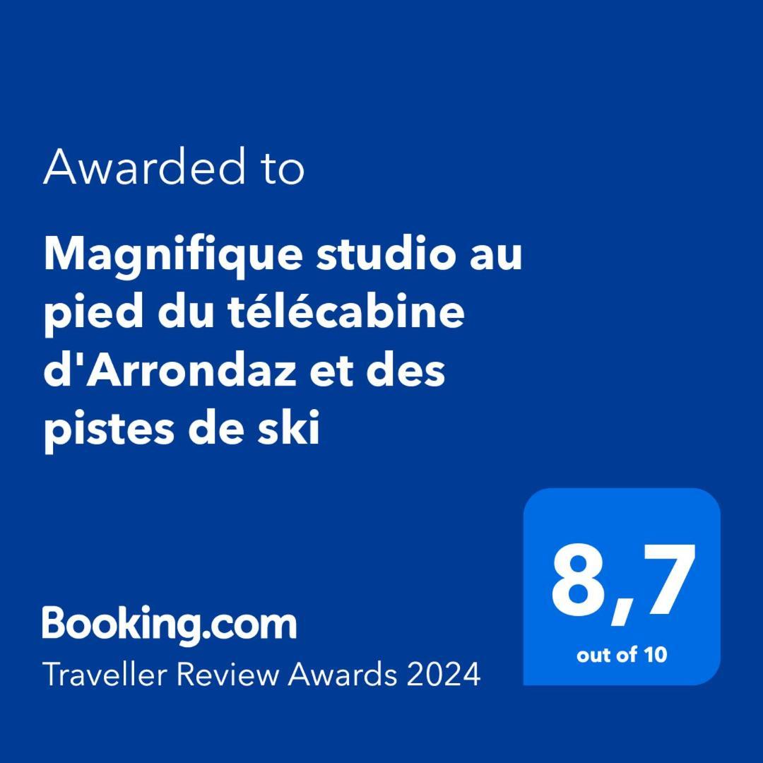Magnifique studio au pied du télécabine d'Arrondaz et des pistes de ski Modane Exterior foto